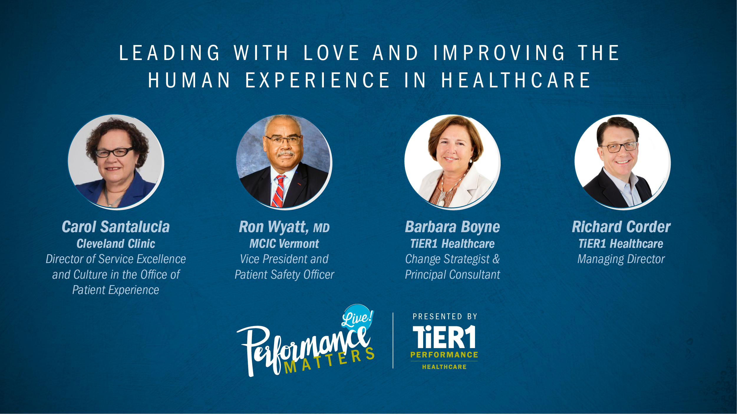 From left: Carol Santalucia, Ron Wyatt, Barbara Boyne, and Richard Corder