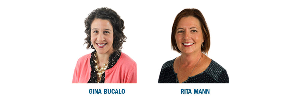 T1 communication strategists Gina Bucalo and Rita Mann