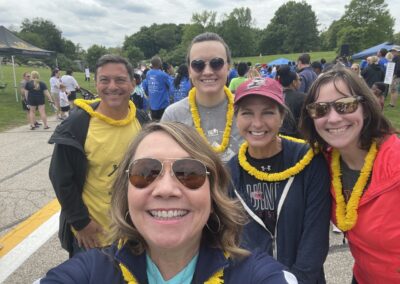 Posed photo of TiER1ers at the DaySpring Walk for Dreams in May 2022.