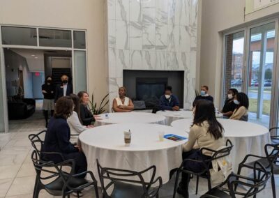 A session held at DePauw University for DEI with TiER1ers and DPU students.